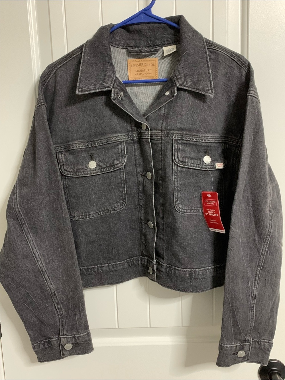 Levi's Women's Trucker Charcoal Denim Jacket
